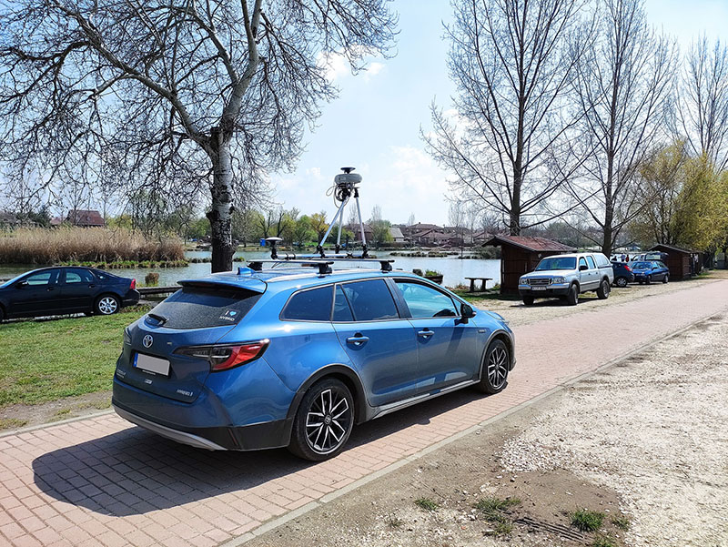 GeoMeter mounted on car